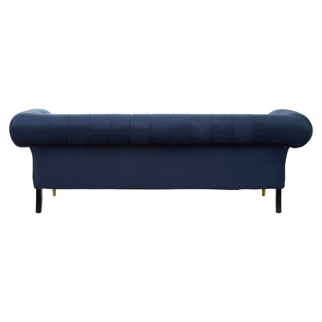 Siena Three-Seat Sofa – Midnight Blue Velvet Chesterfield