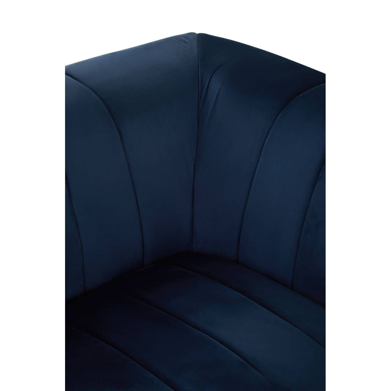Siena Three-Seat Sofa – Midnight Blue Velvet Chesterfield