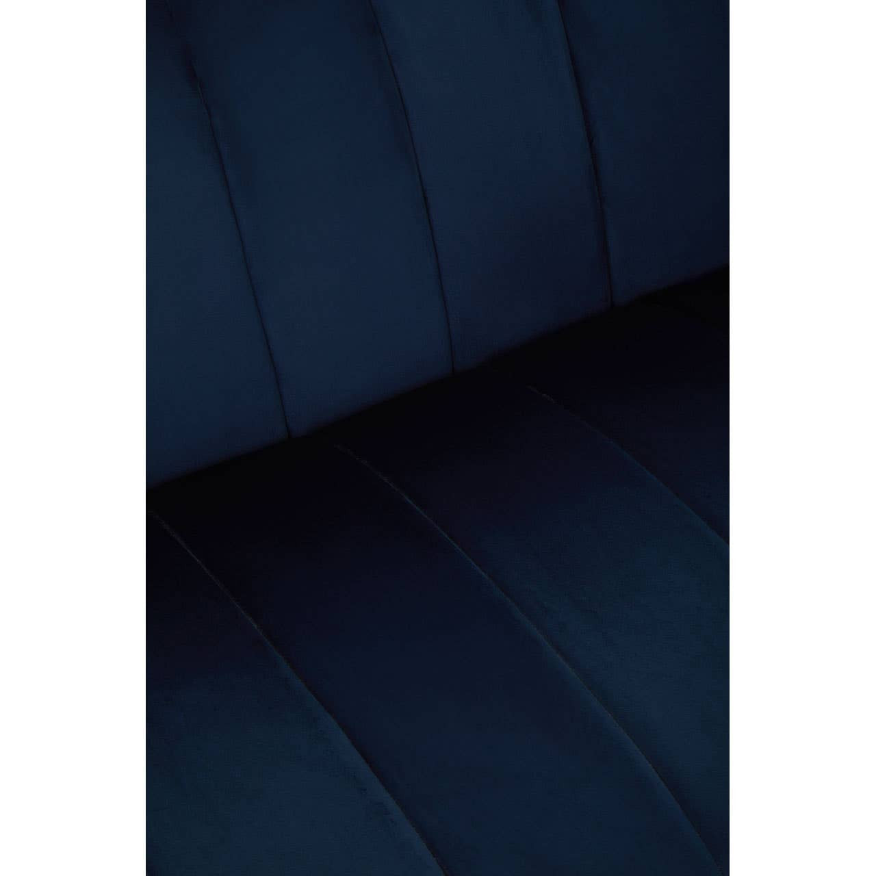 Siena Three-Seat Sofa – Midnight Blue Velvet Chesterfield