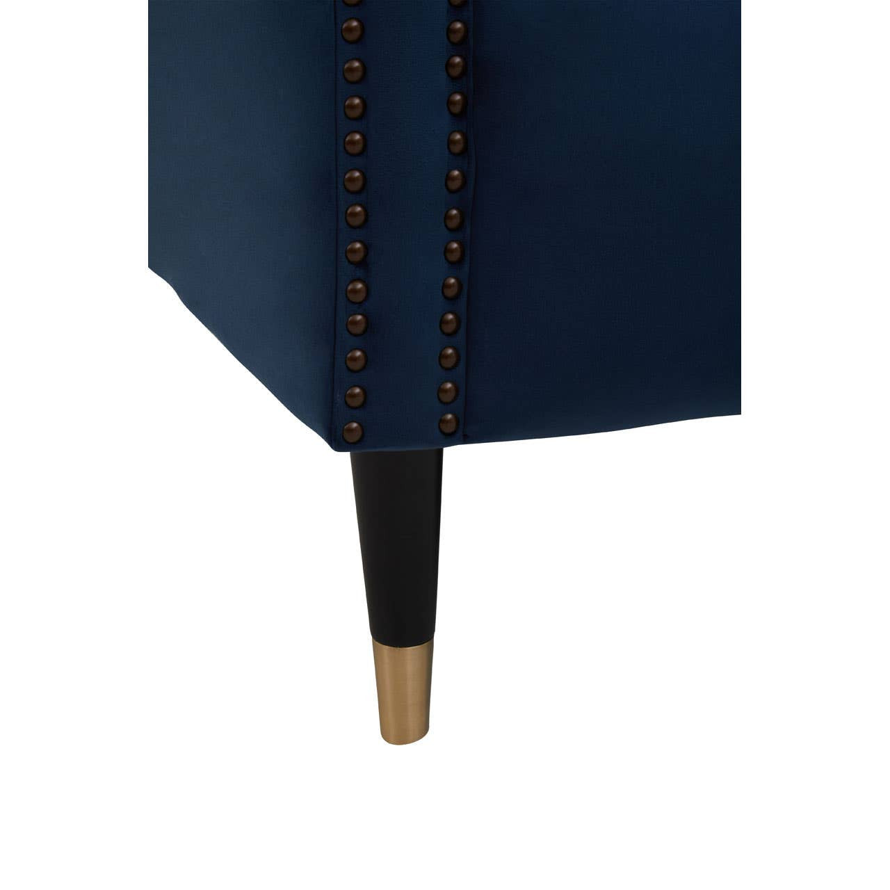 Siena Two-Seat Sofa – Midnight Blue Velvet Chesterfield