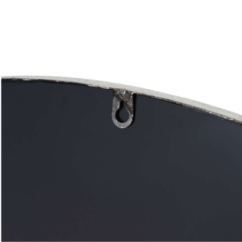 Silver Foil Large Round Wall Mirror – 125cm