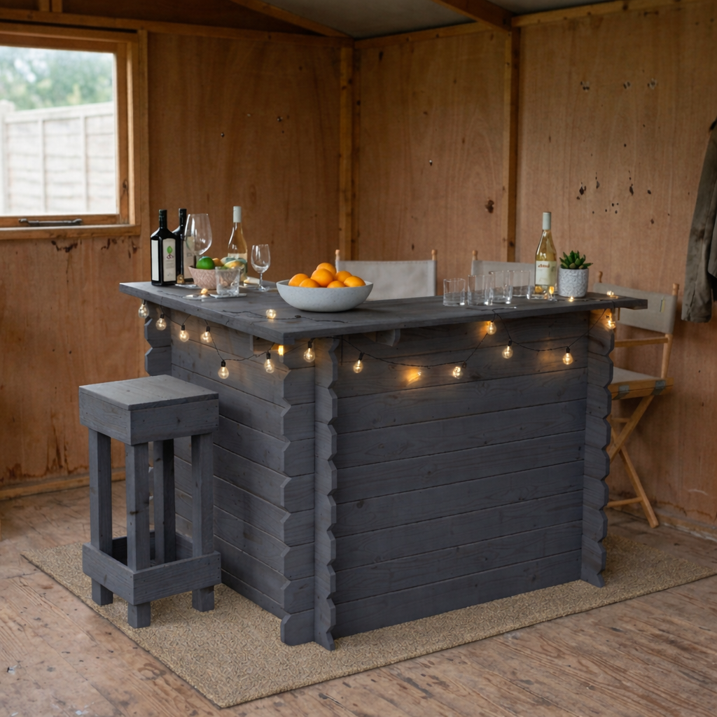 Wooden Interlock Corner Bar