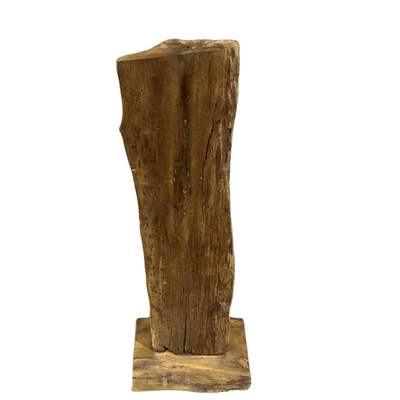 Small Teak Wood Wine Rack