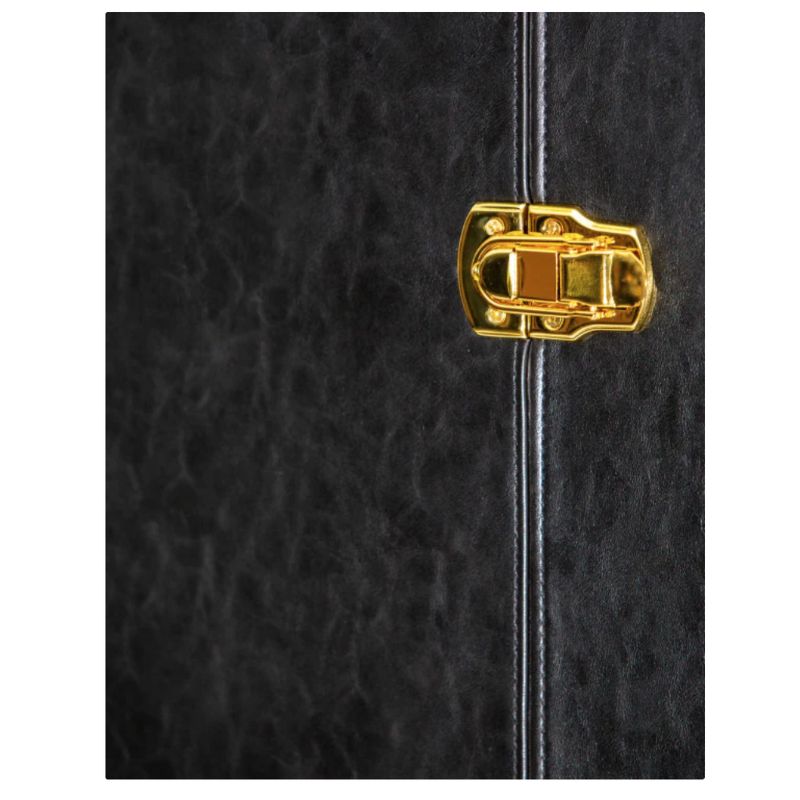 Soho Steamer Extra Large Leather Two-Door Wine / Bar Cabinet