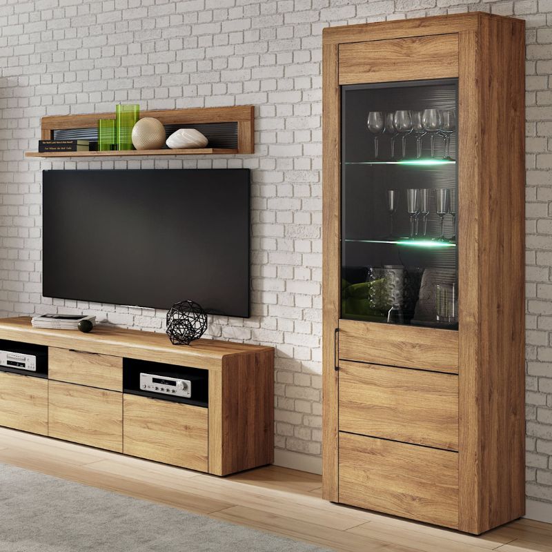 Sorelle Tall Display Drinks Cabinet