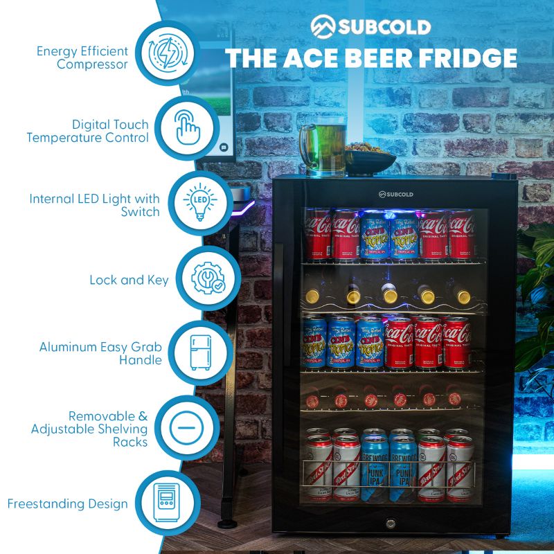 Subcold ACE 130 LED Beer Fridge