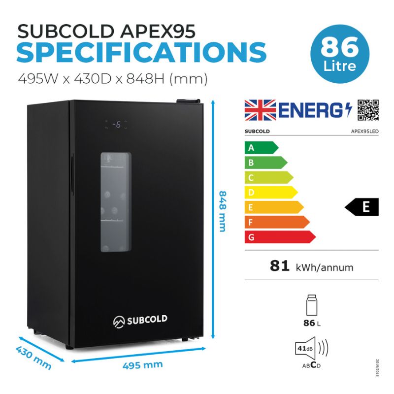 Subcold Apex 95 Beer Fridge
