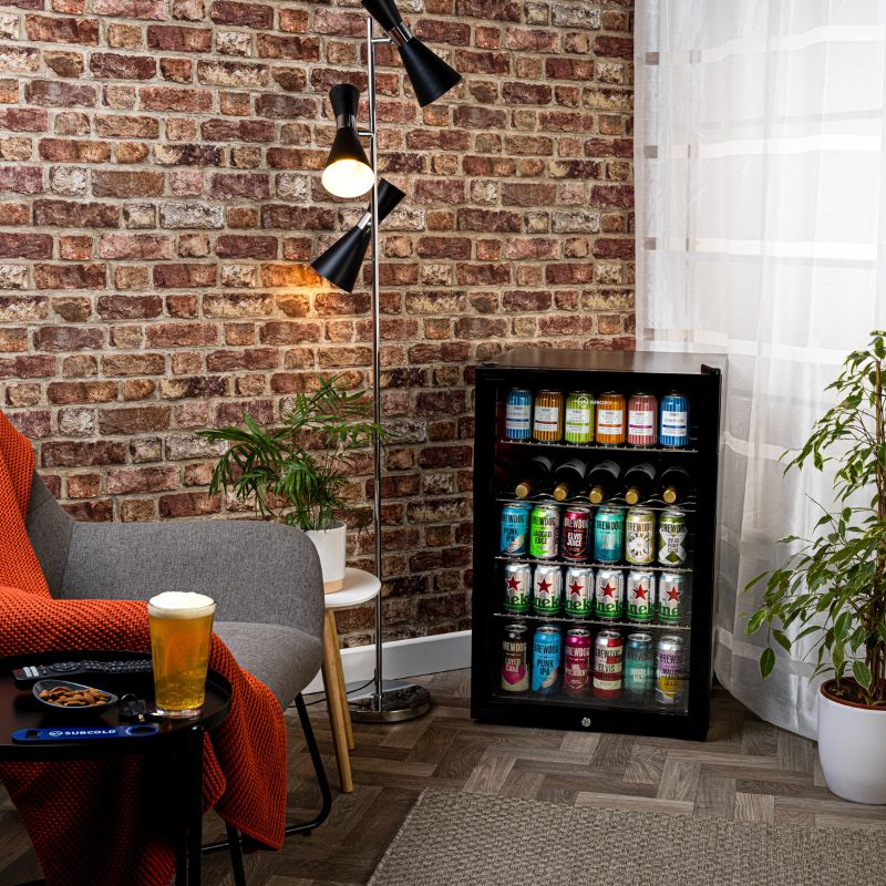 Subcold Super 115 LED Black Beer Fridge