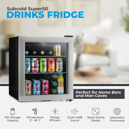 Subcold Super 50 Stainless Steel Countertop Beer Fridge