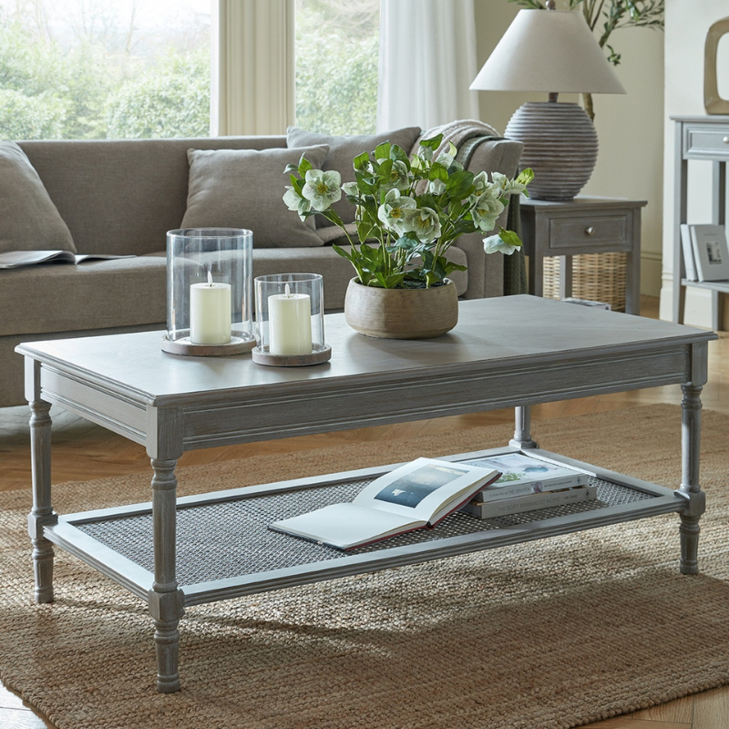 The Serene Rattan Collection Coffee Table