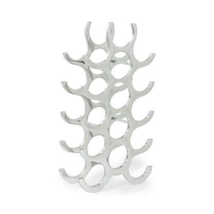 Aluminium 15 Bottle Wine Rack