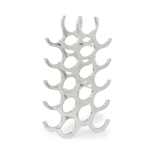 Aluminium 15 Bottle Wine Rack