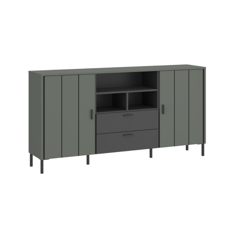 Arundel Sideboard 2 Door 2 Drawer in Green/Grey