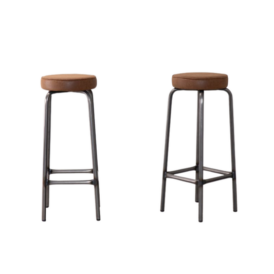 Cambridge Leather Style Bar Stool Range