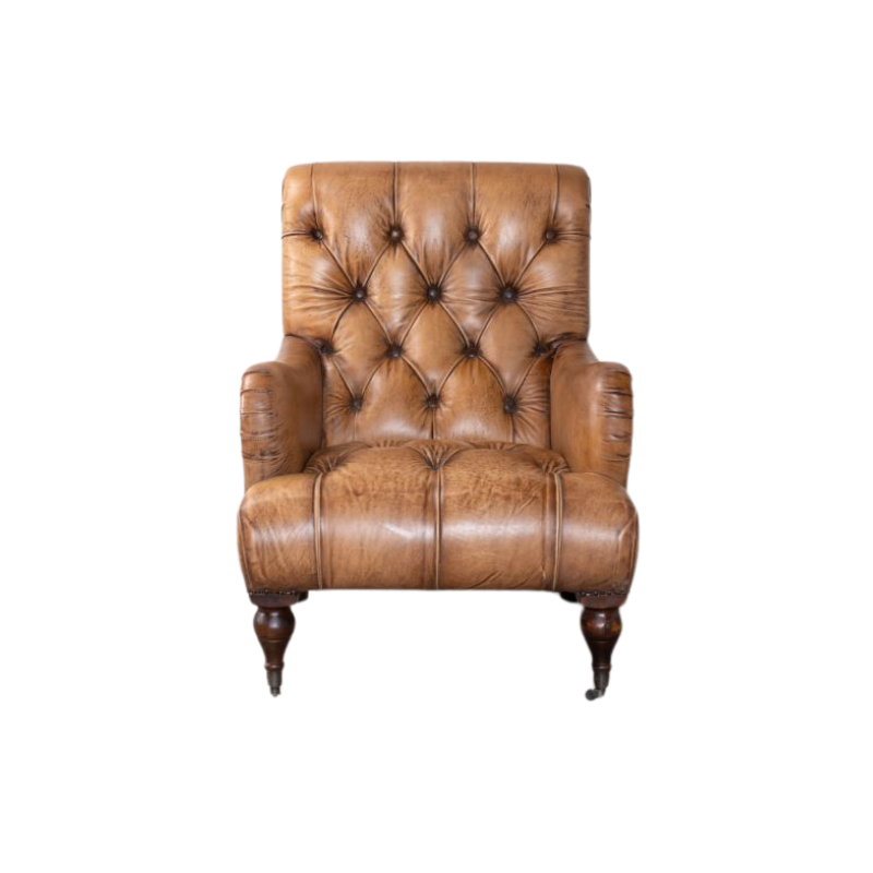 Westminster Buttoned Leather Armchair
