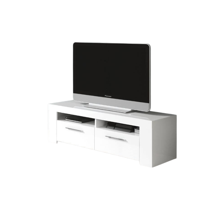 Dalma White Gloss TV Cabinet Entertainment Unit