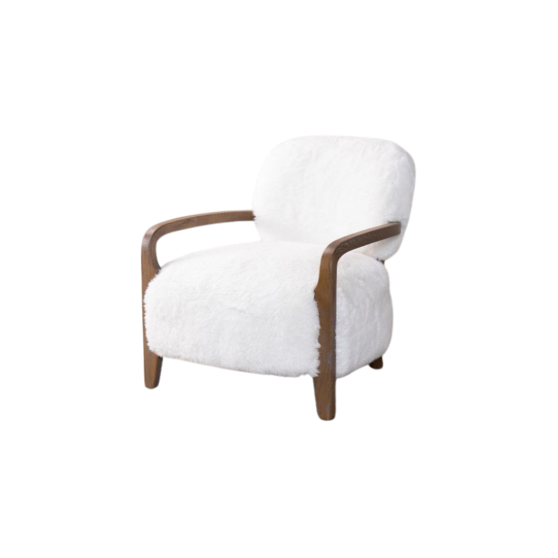 Aspen Long Faux Fur Armchair Range