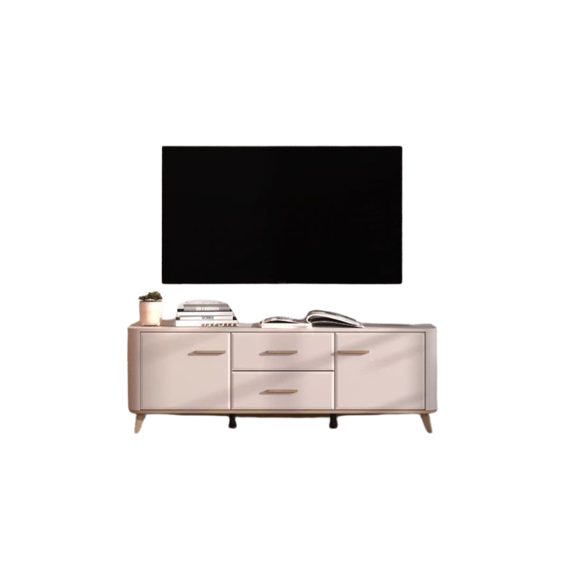 Nahla Cashmere And Oak Effect 154cm TV Unit