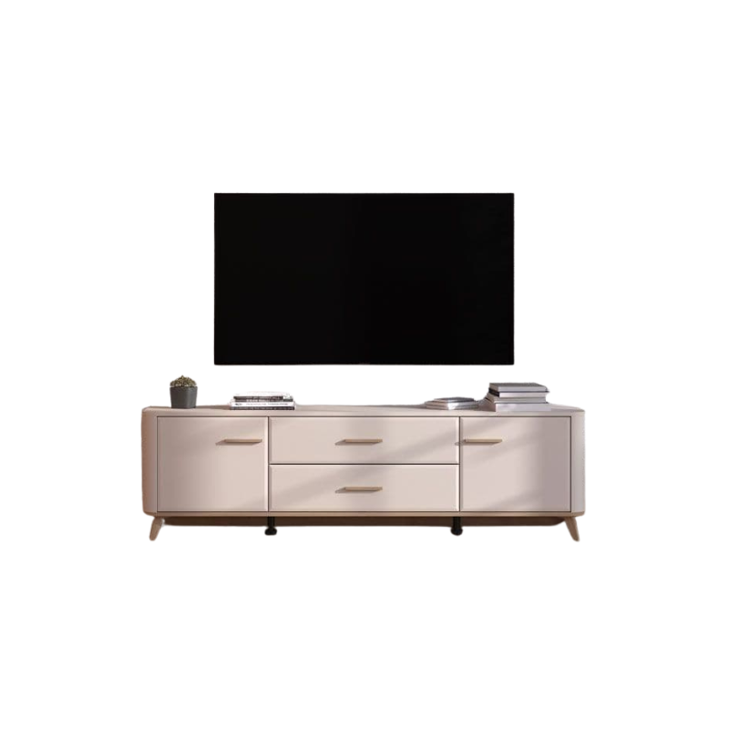 Nahla Cashmere And Oak Effect Large Wide 180cm TV Unit