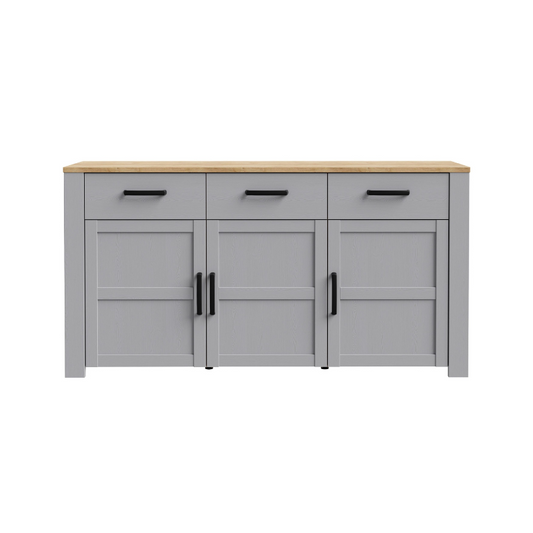 Bohol Sideboard in Riviera Oak/Grey Oak