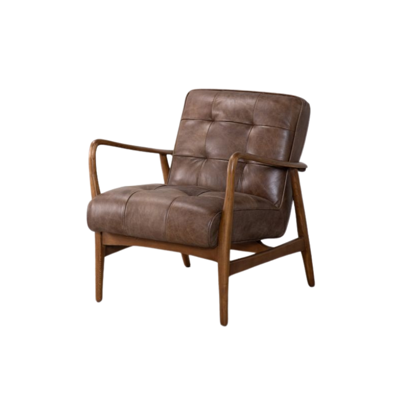 Hamilton Leather Mid-Century Seating Range