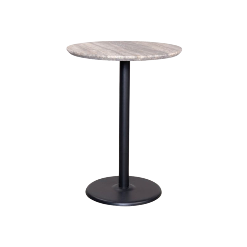 Travertine Top Round Bar Table Range