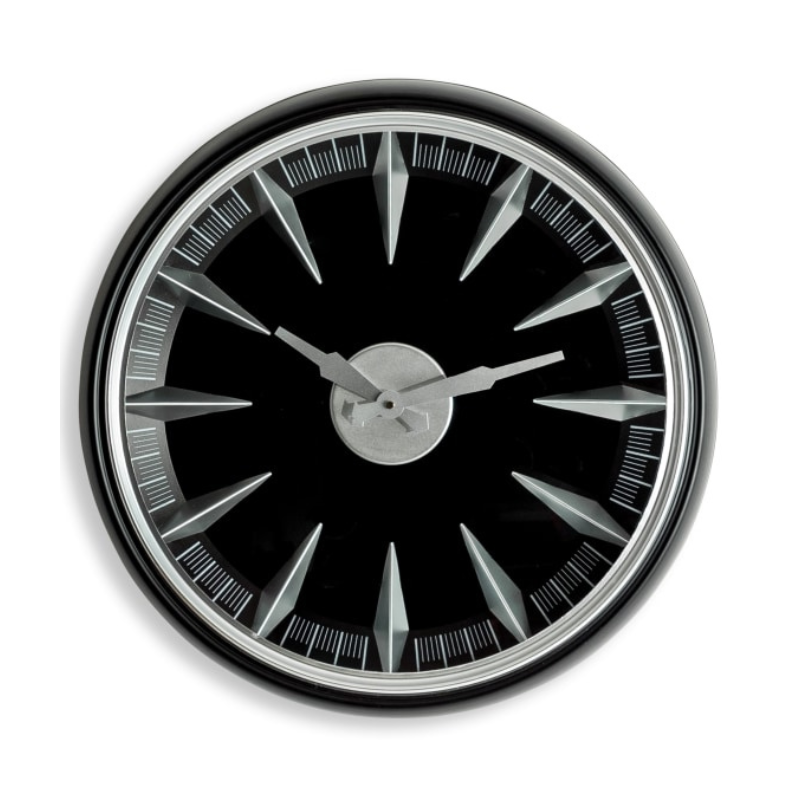 Black & Silver California Wall Clock