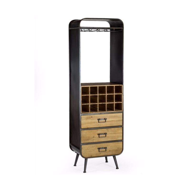 Camden Metal and Wood Bar Unit