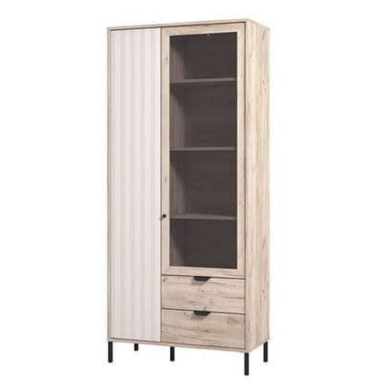 Verla Tall Display Cabinet