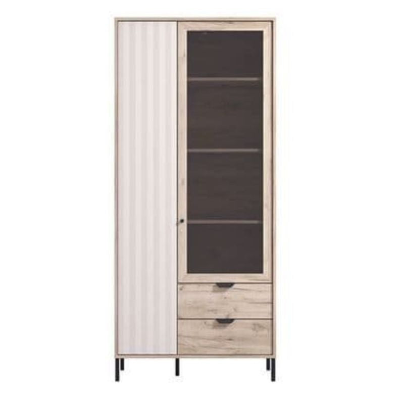 Verla Tall Display Cabinet