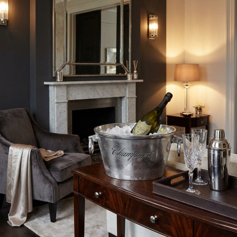 Vintage Aluminium Champagne Ice Bucket