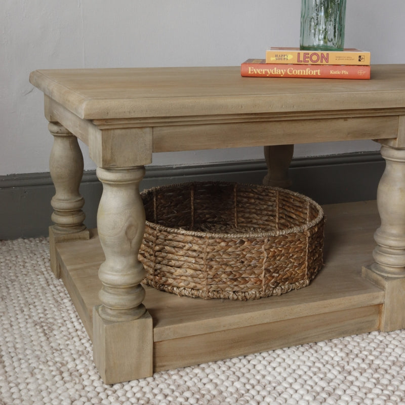 Vintage Coffee Table with Shelf