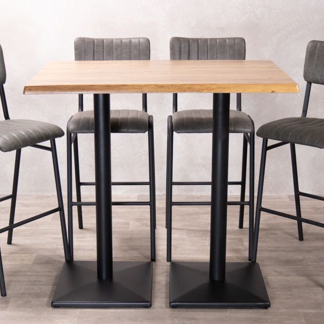 Aged Pine Café Bar Table Range