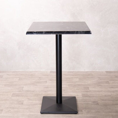Alcantara Black Café Bar Table Range