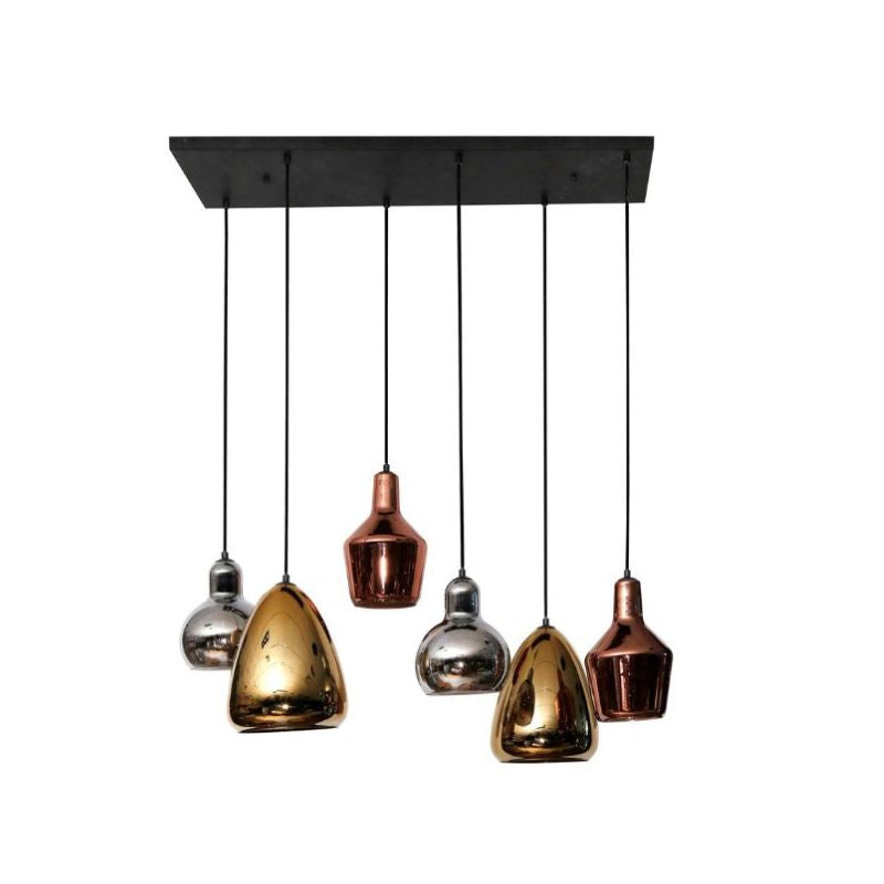 Arabella Mixed Colour Hanging Pendant Light