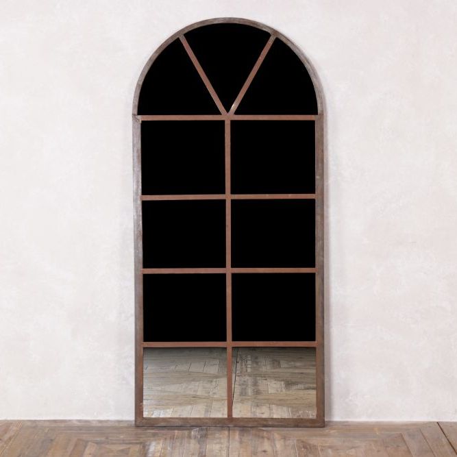 Vintage Cast Iron Arched Mirrors