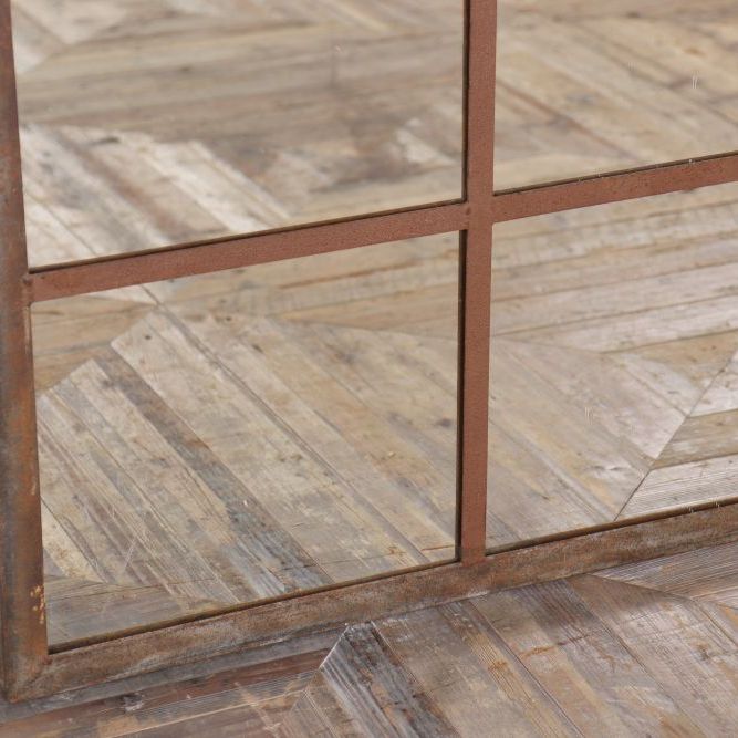 Vintage Cast Iron Arched Mirrors