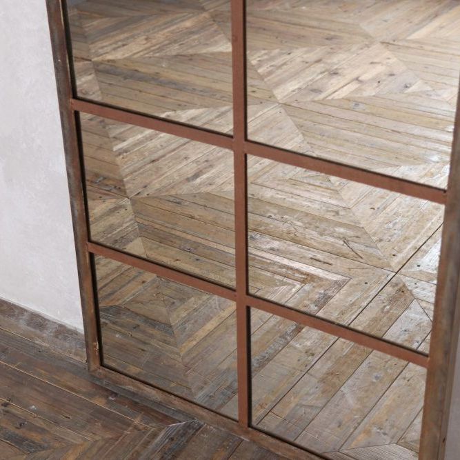 Vintage Cast Iron Arched Mirrors