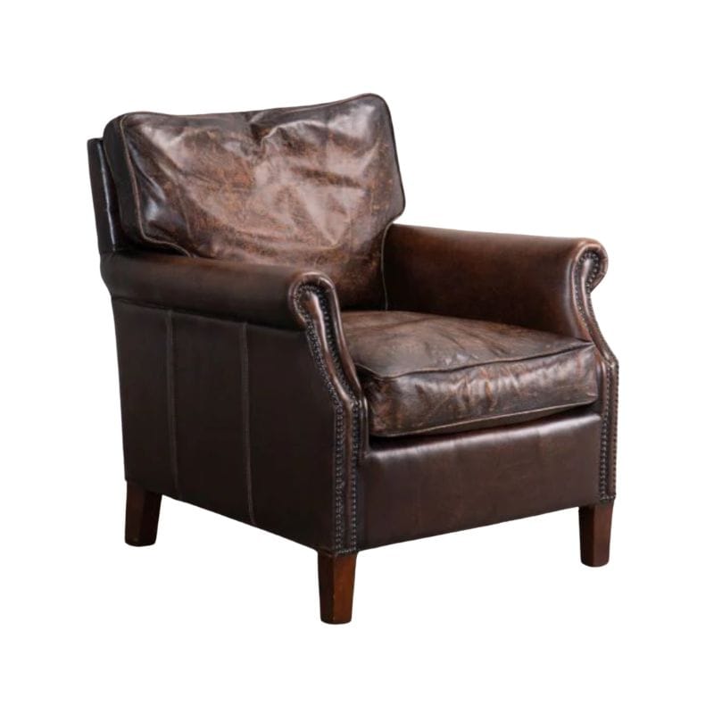 Armchair Brown Norton Leather Armchair Range