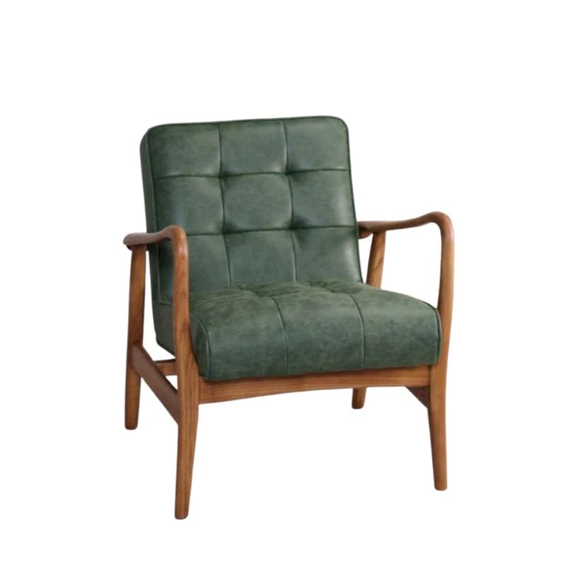 Armchair Chair / Green Kingsbury Faux Leather Sofa Range