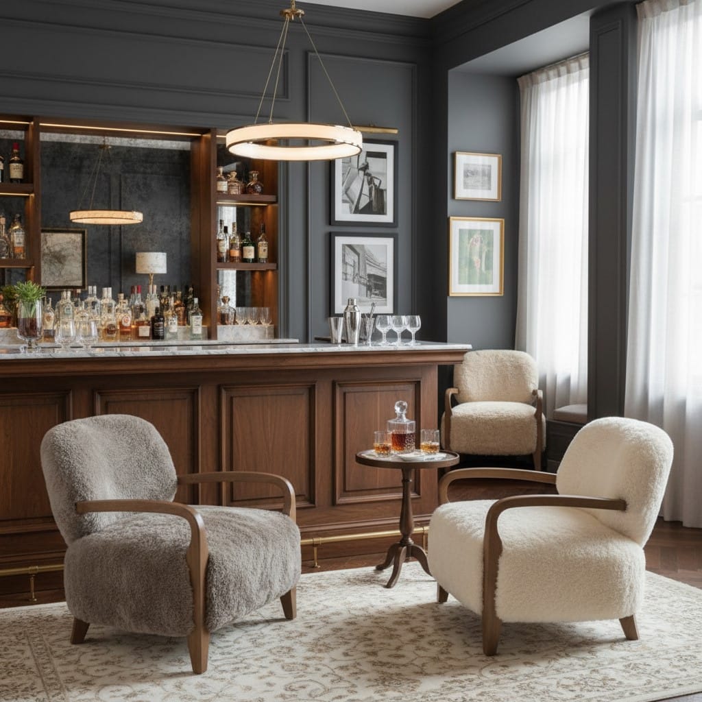 Armchair Chamonix Faux Fur Armchair Range
