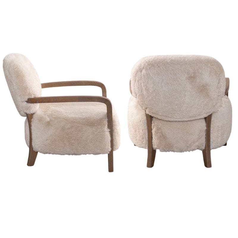 Armchair Chamonix Faux Fur Armchair Range