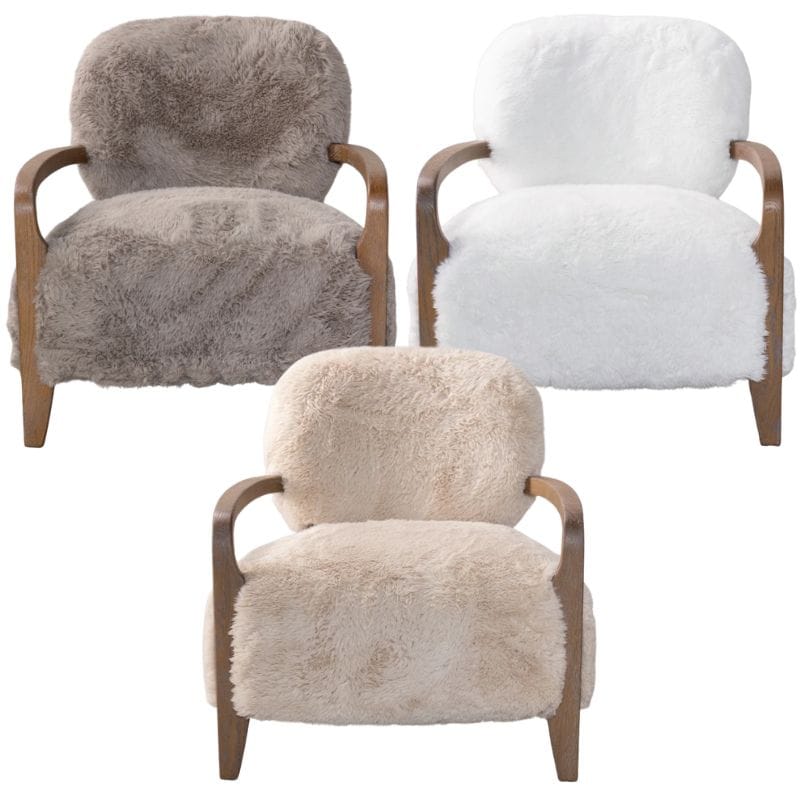 Armchair Chamonix Faux Fur Armchair Range