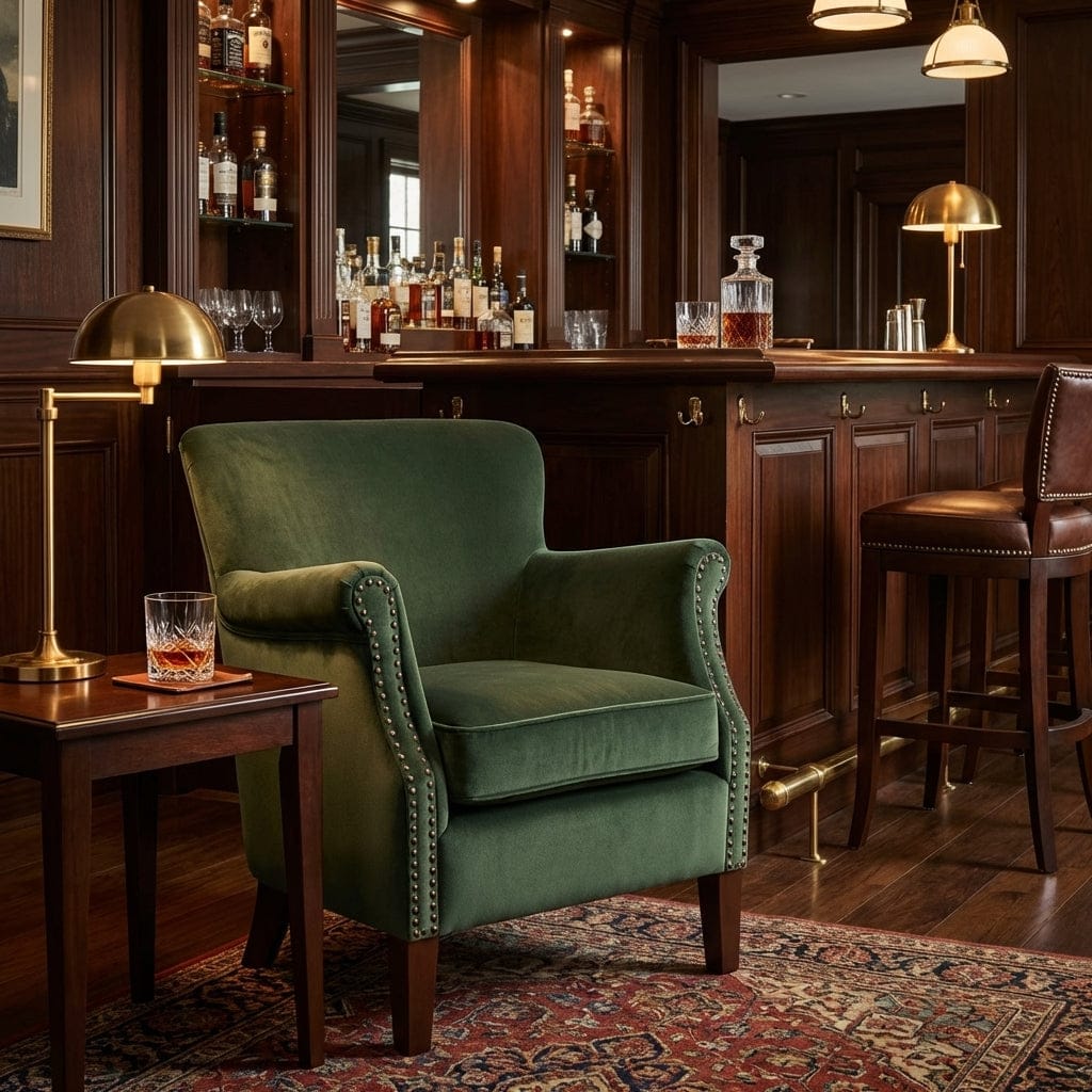 Armchair Cromarty Armchair in Forest Green