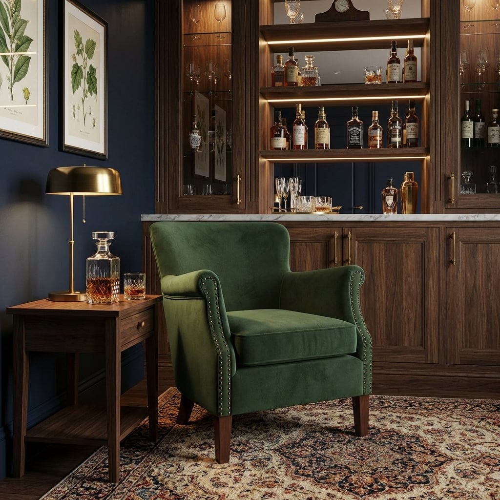 Armchair Cromarty Armchair in Forest Green
