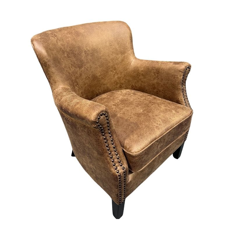 Armchair Cromarty Armchair in Vegan Vintage Leather