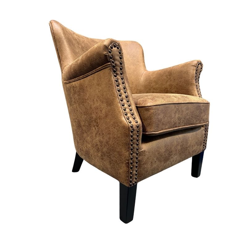 Armchair Cromarty Armchair in Vegan Vintage Leather