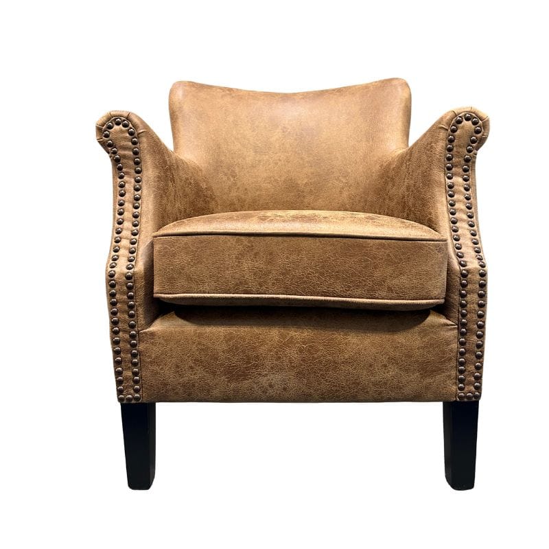 Armchair Cromarty Armchair in Vegan Vintage Leather