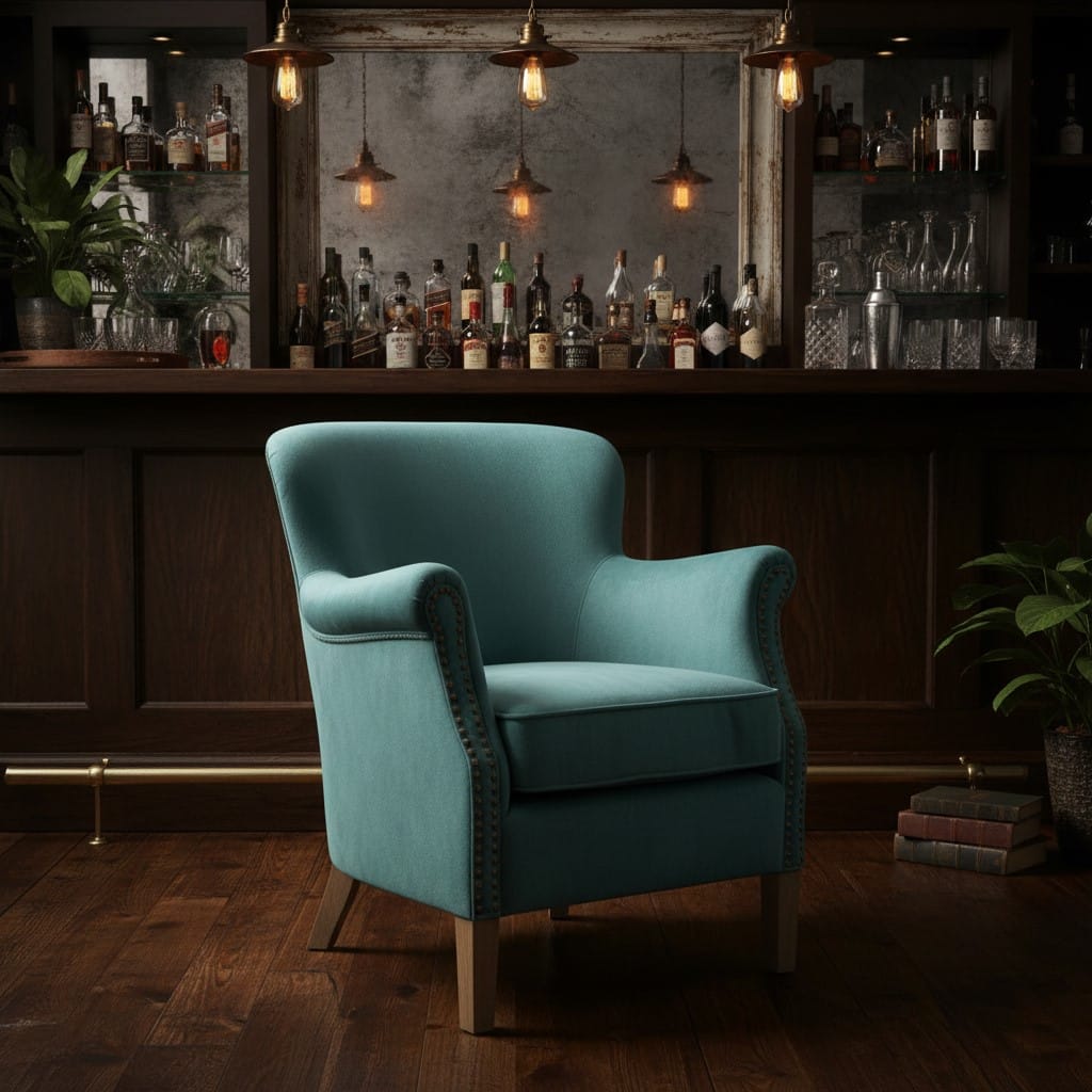 Armchair Cromarty Armchair in Vintage Teal