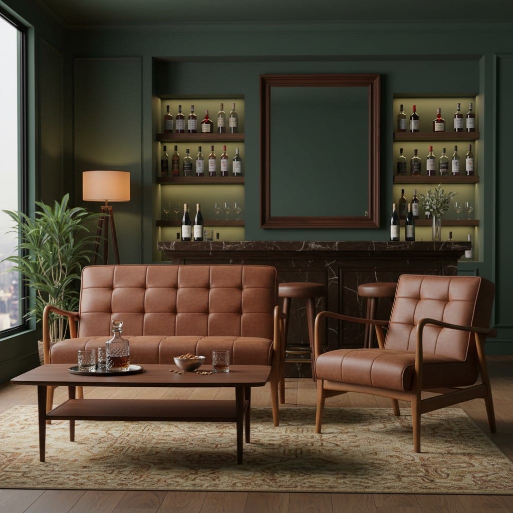 Armchair Kingsbury Faux Leather Sofa Range
